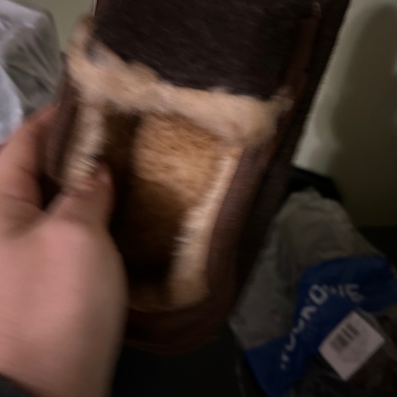 NWT Rockdove memory foam brown slippers 10 - Picture 8 of 9
